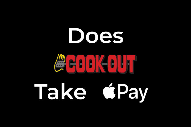 Does Cookout Take Apple Pay?