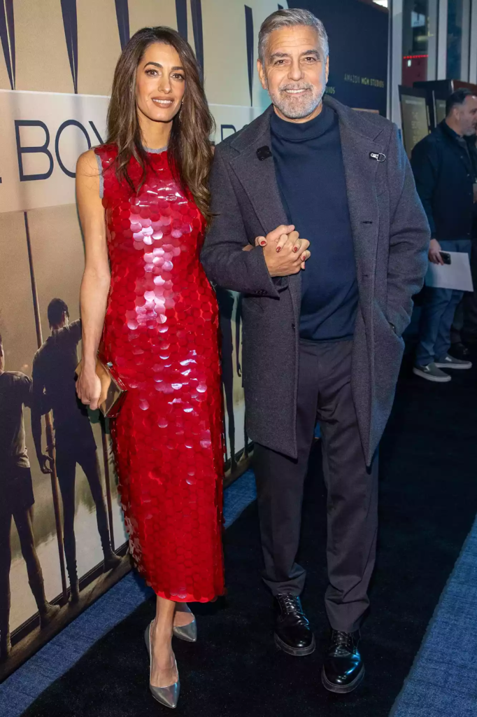 George and Amal Clooney Shine on the Red Carpet