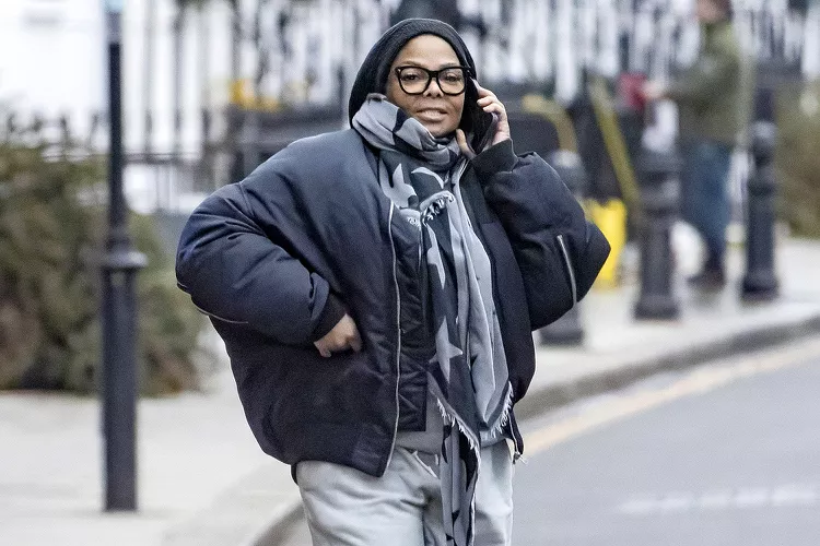 Janet Jackson Embraces a Cozy Yet Chic Style for a Casual Outing in London